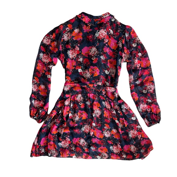 SALONI SILK MINI DRESS 2 | XS - Picture 5 of 6